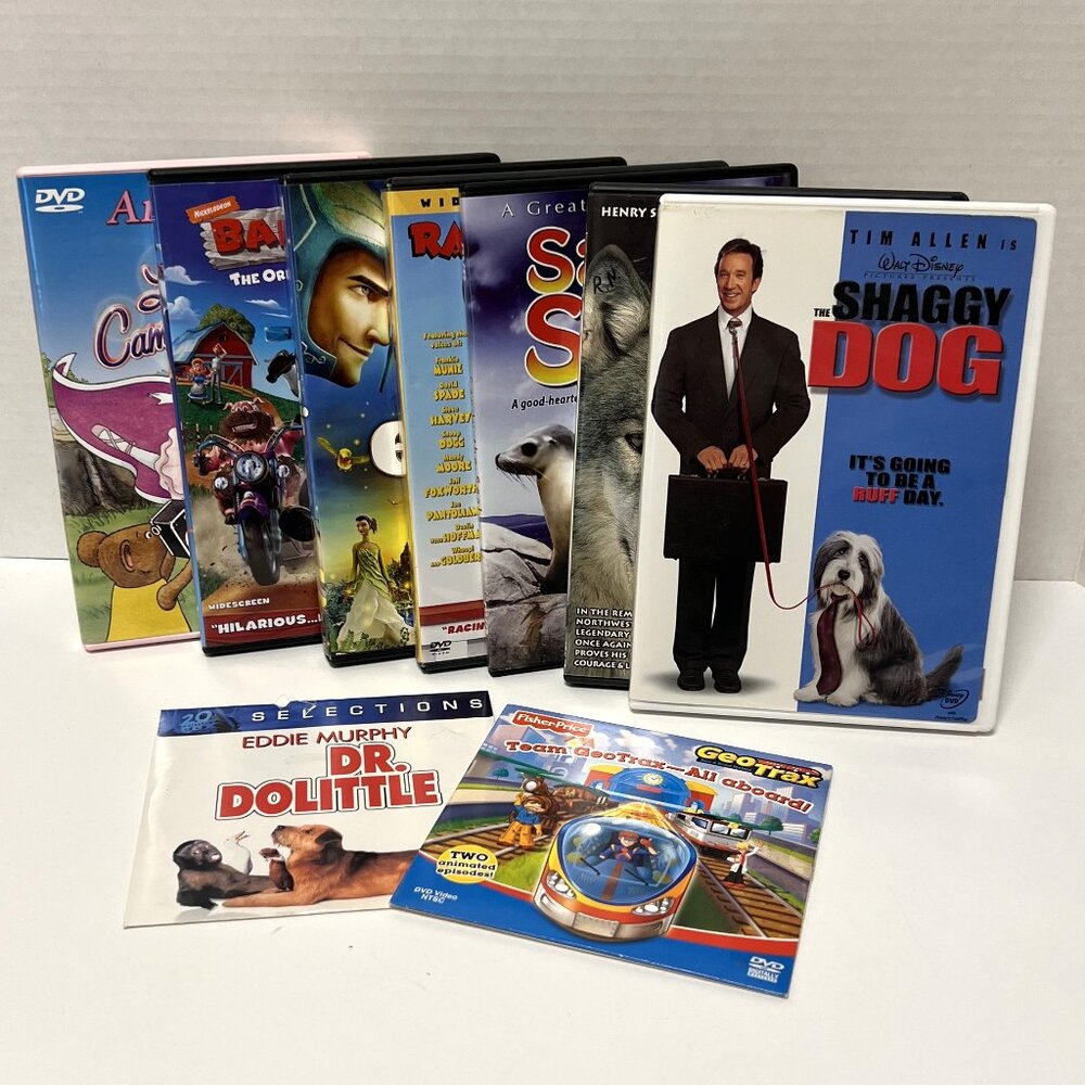 Bundle of 9 Children's DVD's